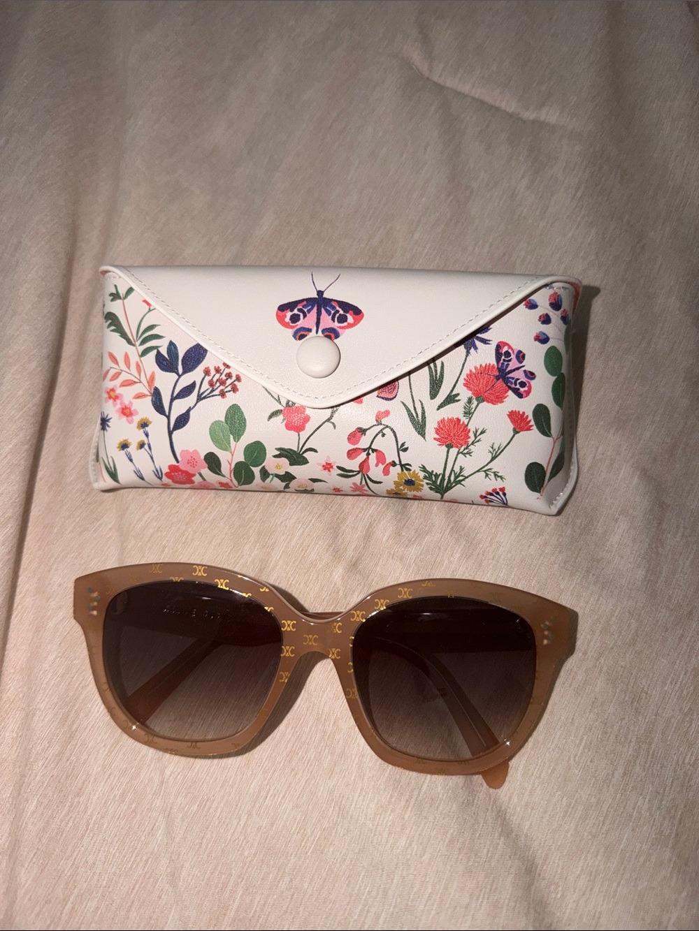 Celine Sunglasses with the logo
